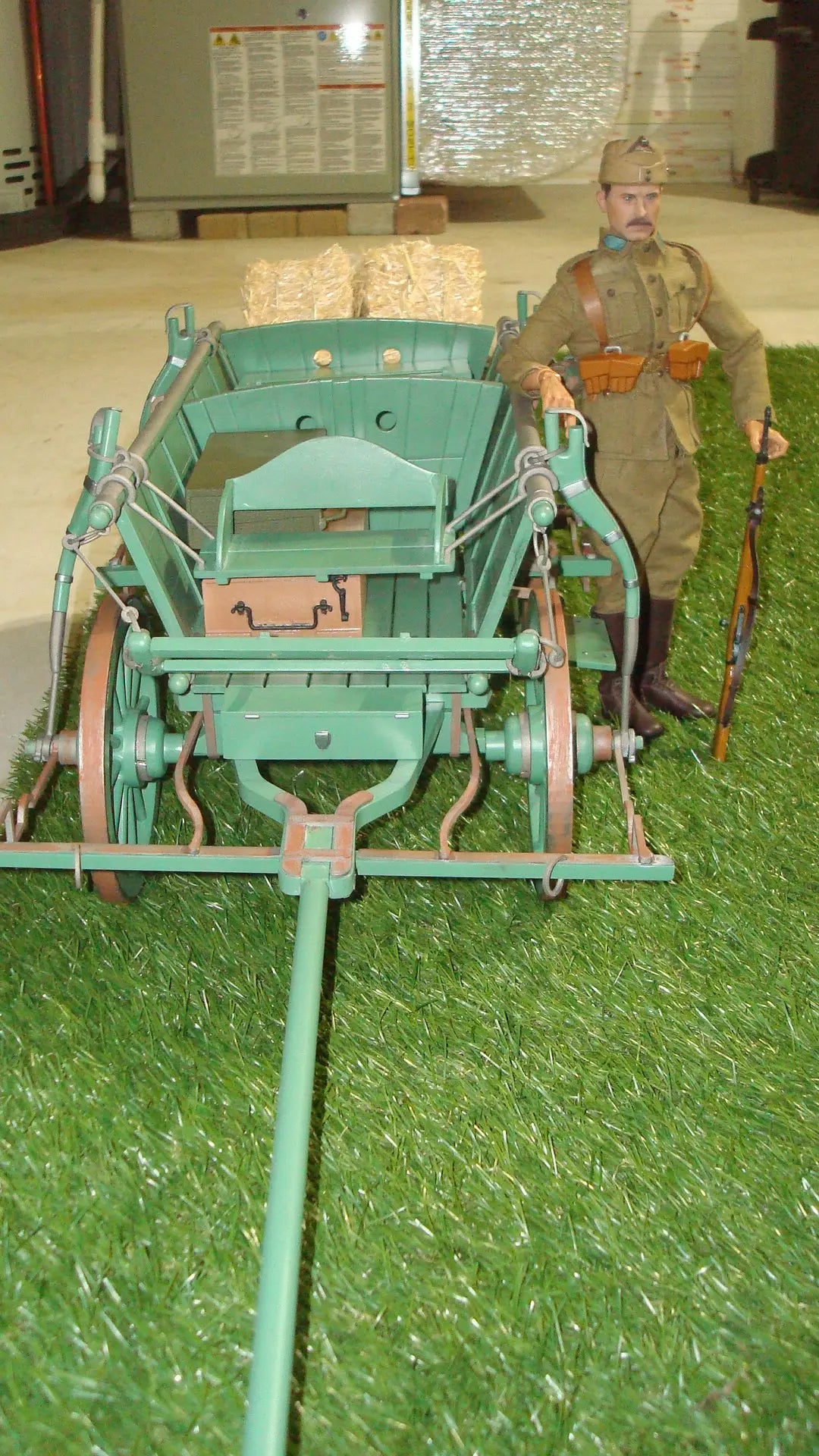 1/6 Horse-Drawn "National Vehicle" Farm Cart Set (150+ Pieces)- distefan 3d print