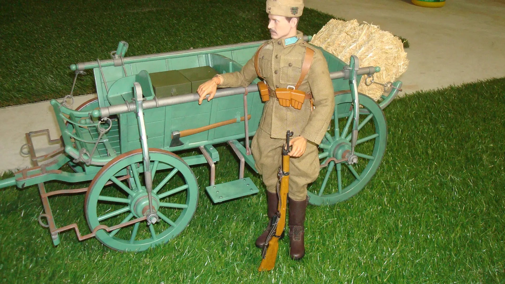 1/6 Horse-Drawn "National Vehicle" Farm Cart Set (150+ Pieces)- distefan 3d print