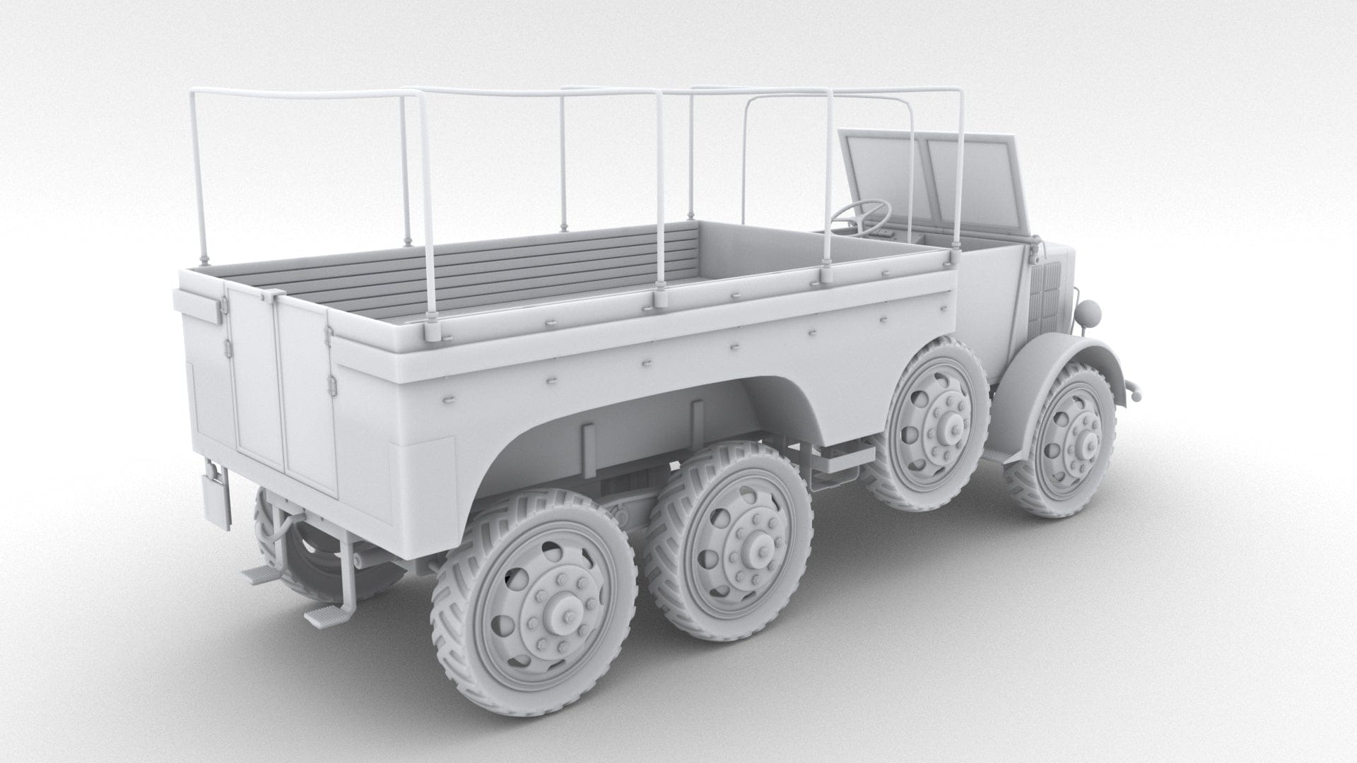 1/6 Hungary Raba 38m Botond Truck Set - distefan 3d print