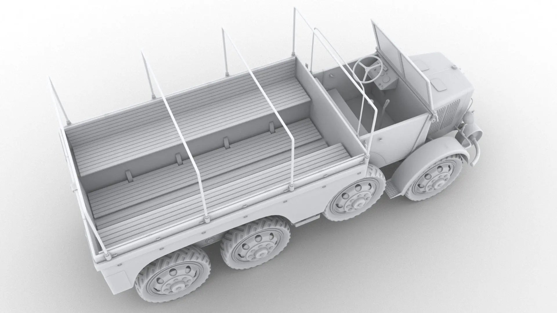 1/6 Hungary Raba 38m Botond Truck Set - distefan 3d print