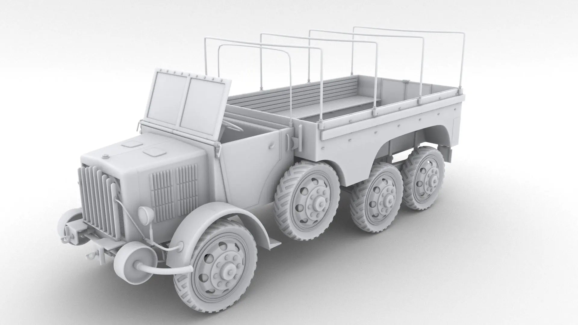 1/6 Hungary Raba 38m Botond Truck Set - distefan 3d print