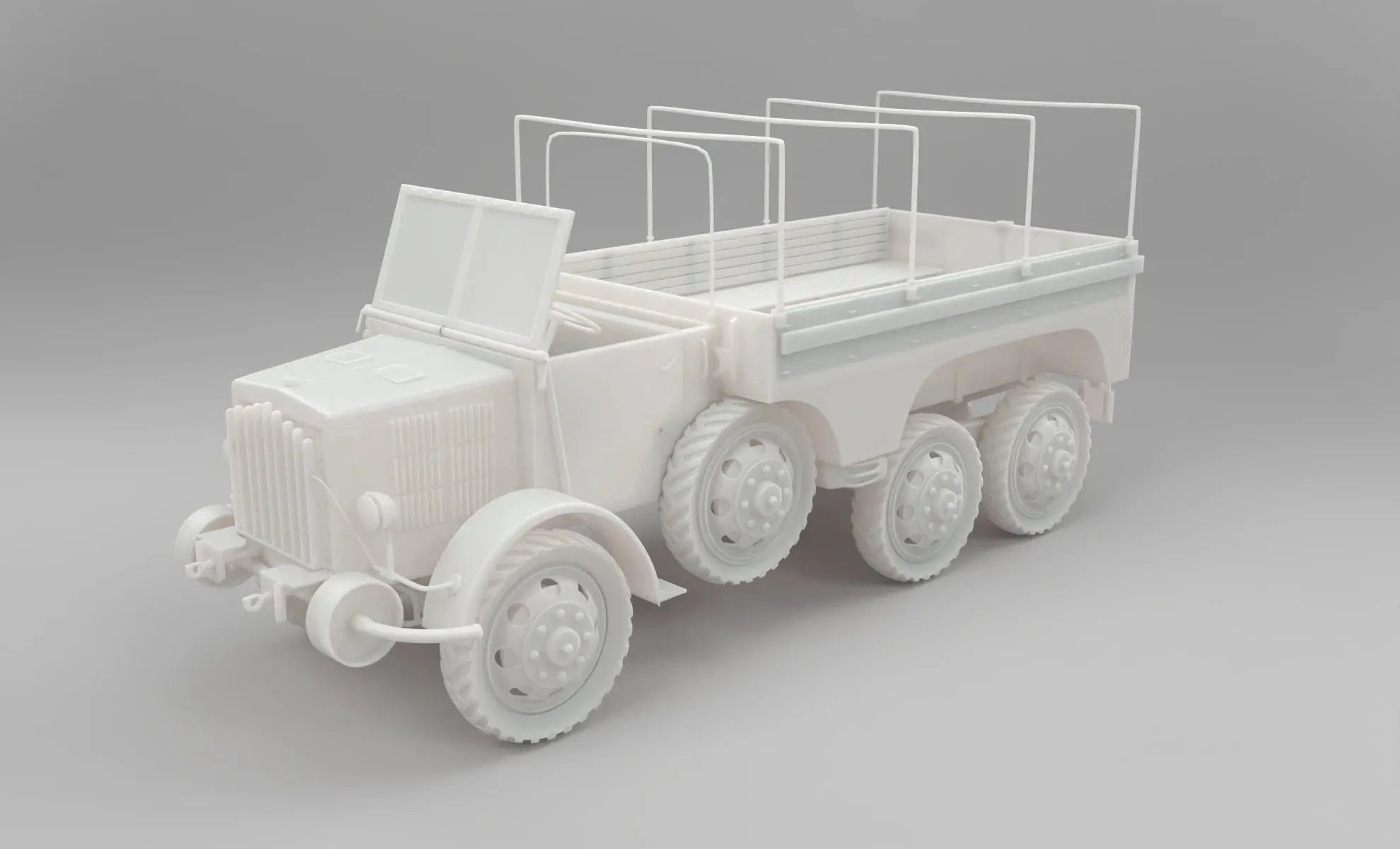 1/6 Hungary Raba 38m Botond Truck Set - distefan 3d print