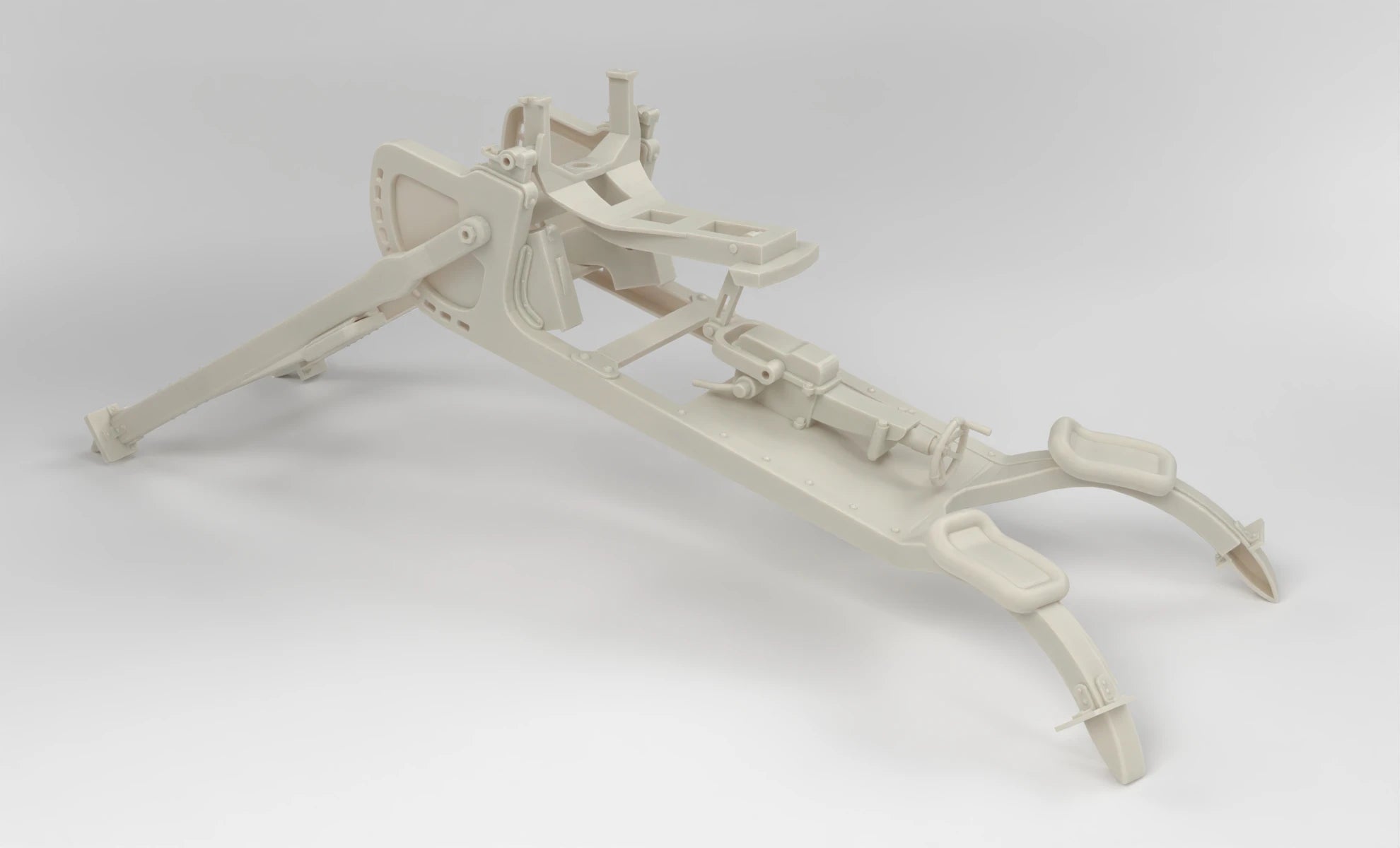 1/6 MG 08 Machine Gun Mount 3dspro – alternate view