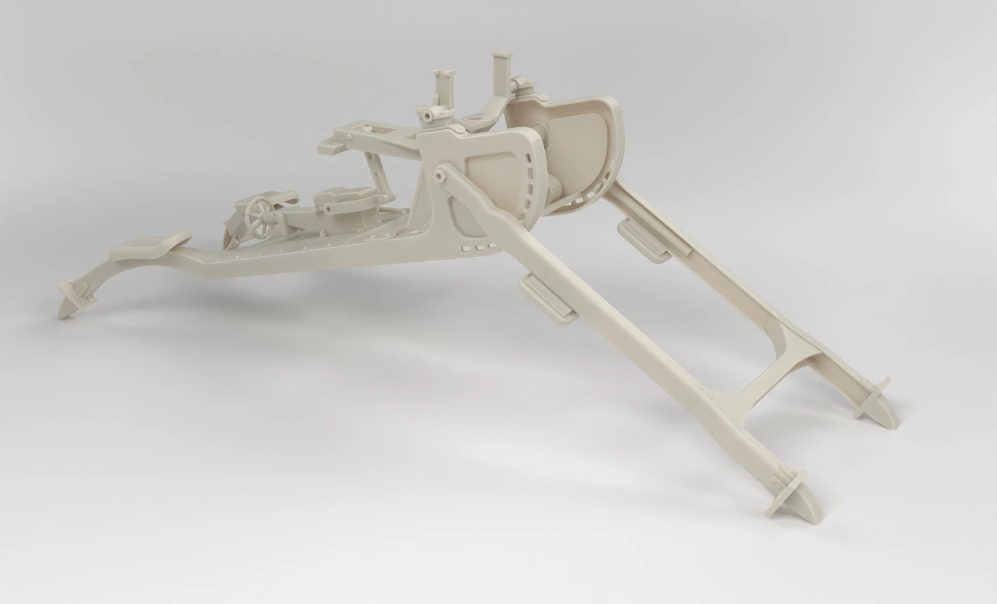 1/6 MG 08 Machine Gun Mount 3dspro