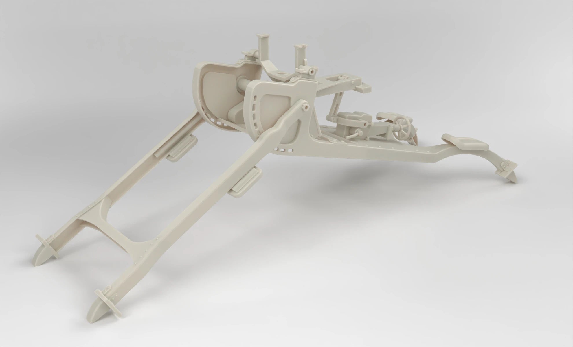 1/6 MG 08 Machine Gun Mount 3dspro