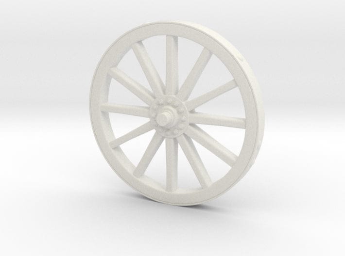 1/6 Poland 7.5cm Skoda Gebirgskanone M.15 Wheel 3d printed