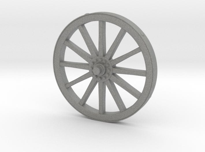 1/6 Poland 7.5cm Skoda Gebirgskanone M.15 Wheel 3d printed