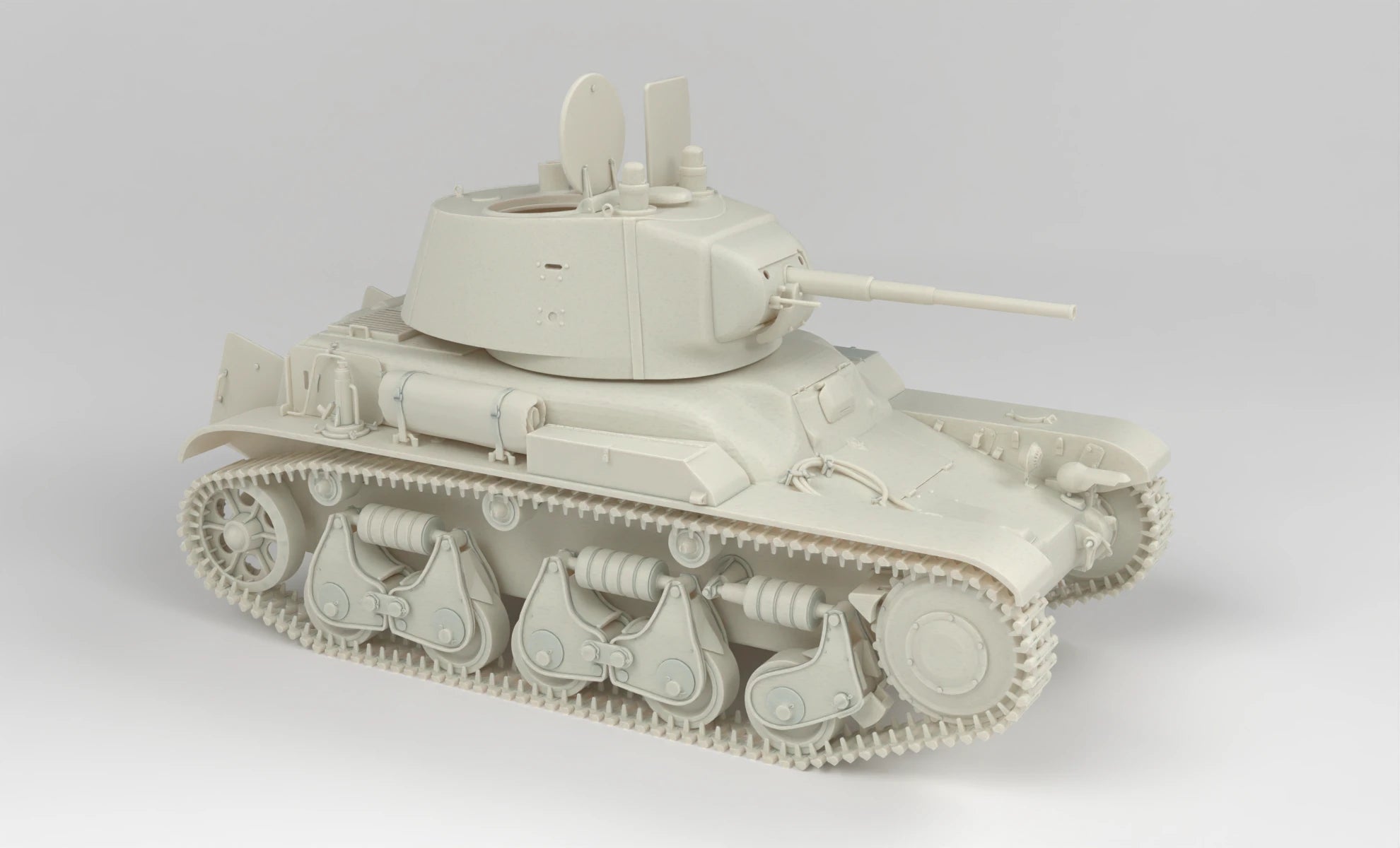 1/6 Renault R-35 with T-26 turret Set 3dspro