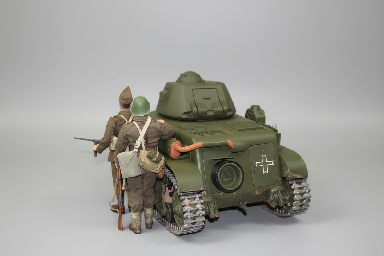 1/6 Renault R-35 with T-26 turret Set 3dspro