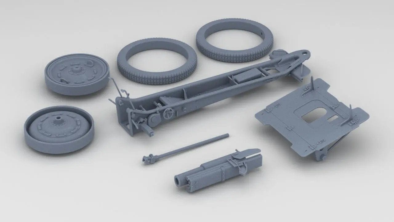 1/6 Russian 76 mm Regimental Gun M1927 Kit - distefan 3d print