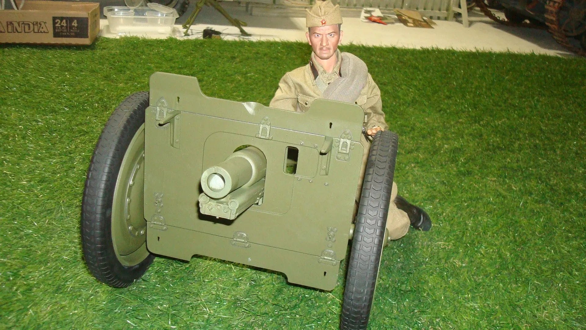 1/6 Russian 76 mm Regimental Gun M1927 Kit - distefan 3d print