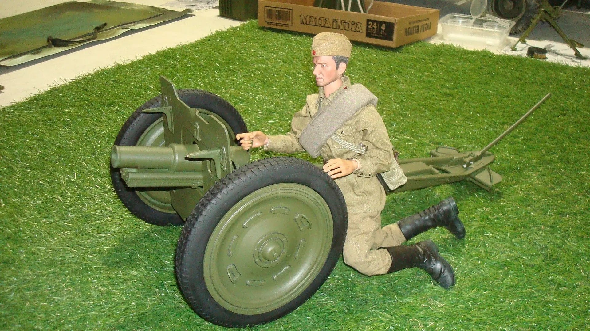 1/6 Russian 76 mm Regimental Gun M1927 Kit - distefan 3d print