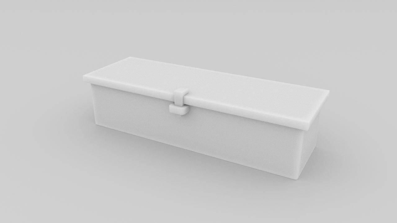 1/6 Russian BA20 Armor Car - Tool/Storage Box - distefan 3dprint