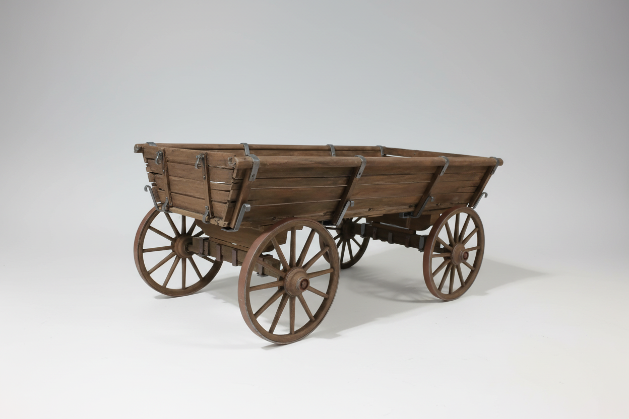 1/6 Russian Wooden Wagon (Telega) Cart Set 3dspro