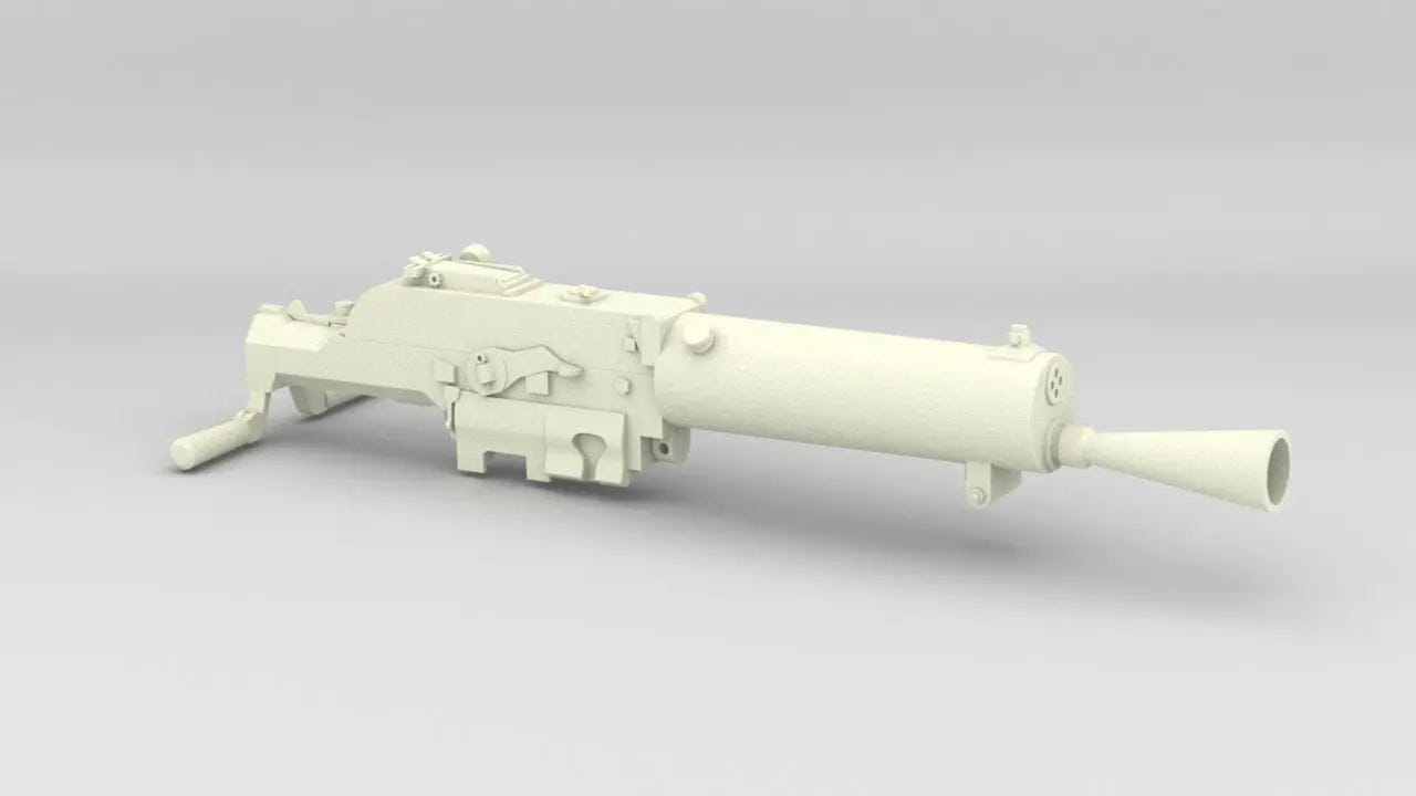 1/6 Schwarzlose MG 07-12 Barrel - distefan 3d print