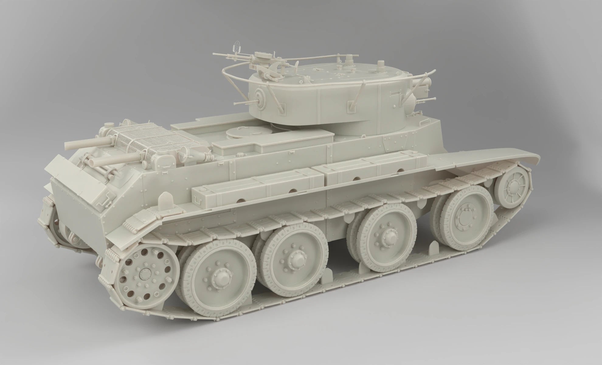 1/6 Soviet BT-7 Tank Tracks Set 3dspro