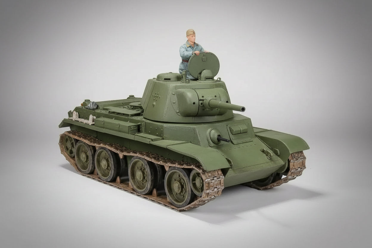 1/6 Soviet BT-7 Tank Tracks Set 3dspro