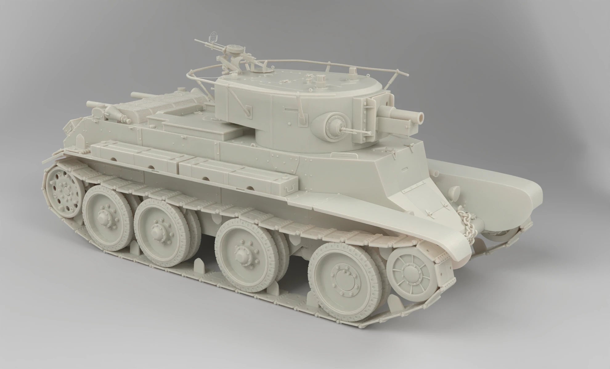 1/6 Soviet BT-7 Tank Tracks Set 3dspro – alternate view