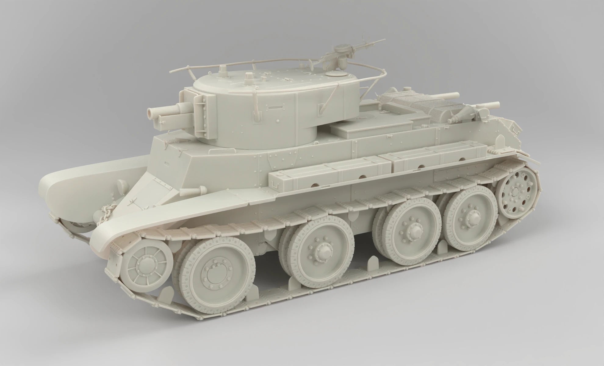 1/6 Soviet BT-7 Tank Tracks Set 3dspro