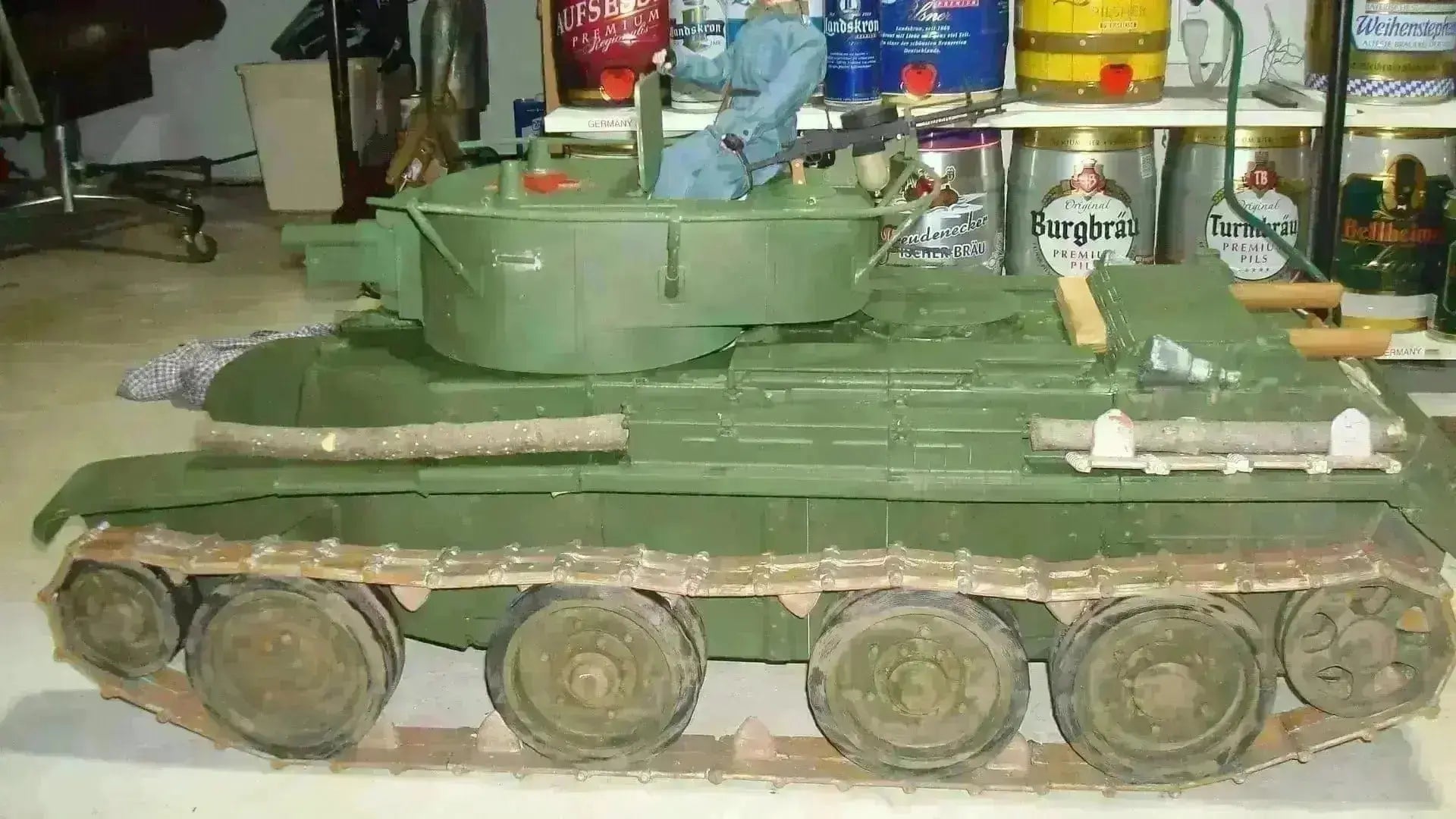 1/6 Soviet BT-7A Engine Hull Hatch 3dspro