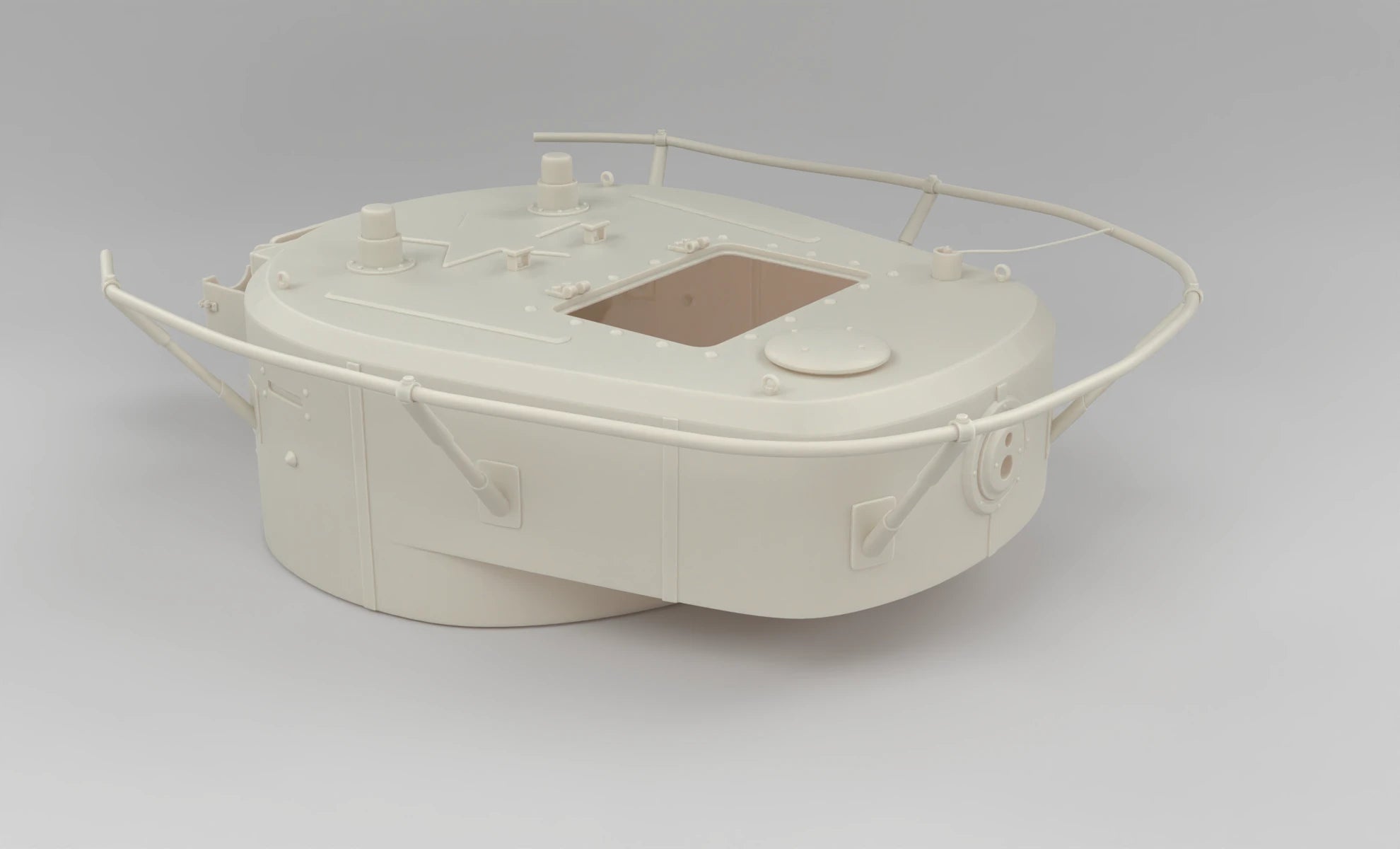 1/6 Soviet BT-7A Turret 3dspro