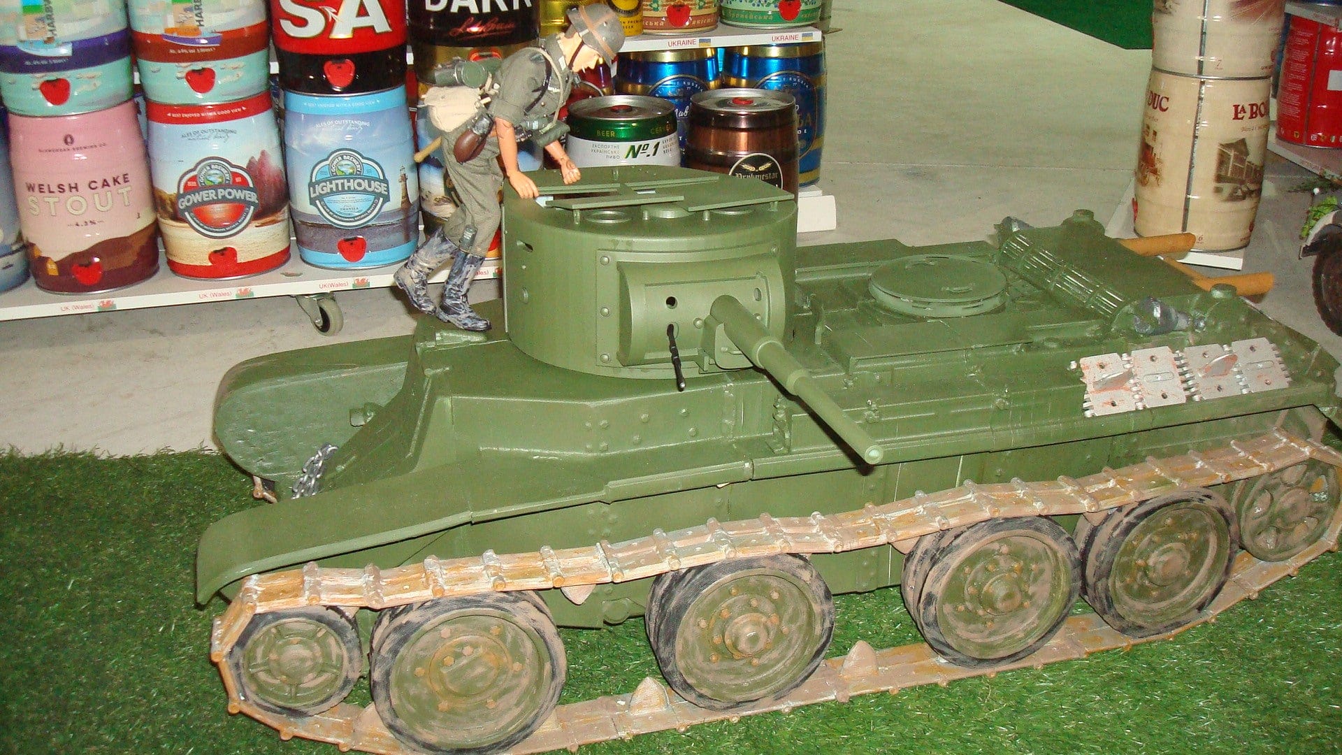 Complete Your BT-7A: Superbly Detailed 1/6 Soviet BT-7A - Turret (Unpainted)