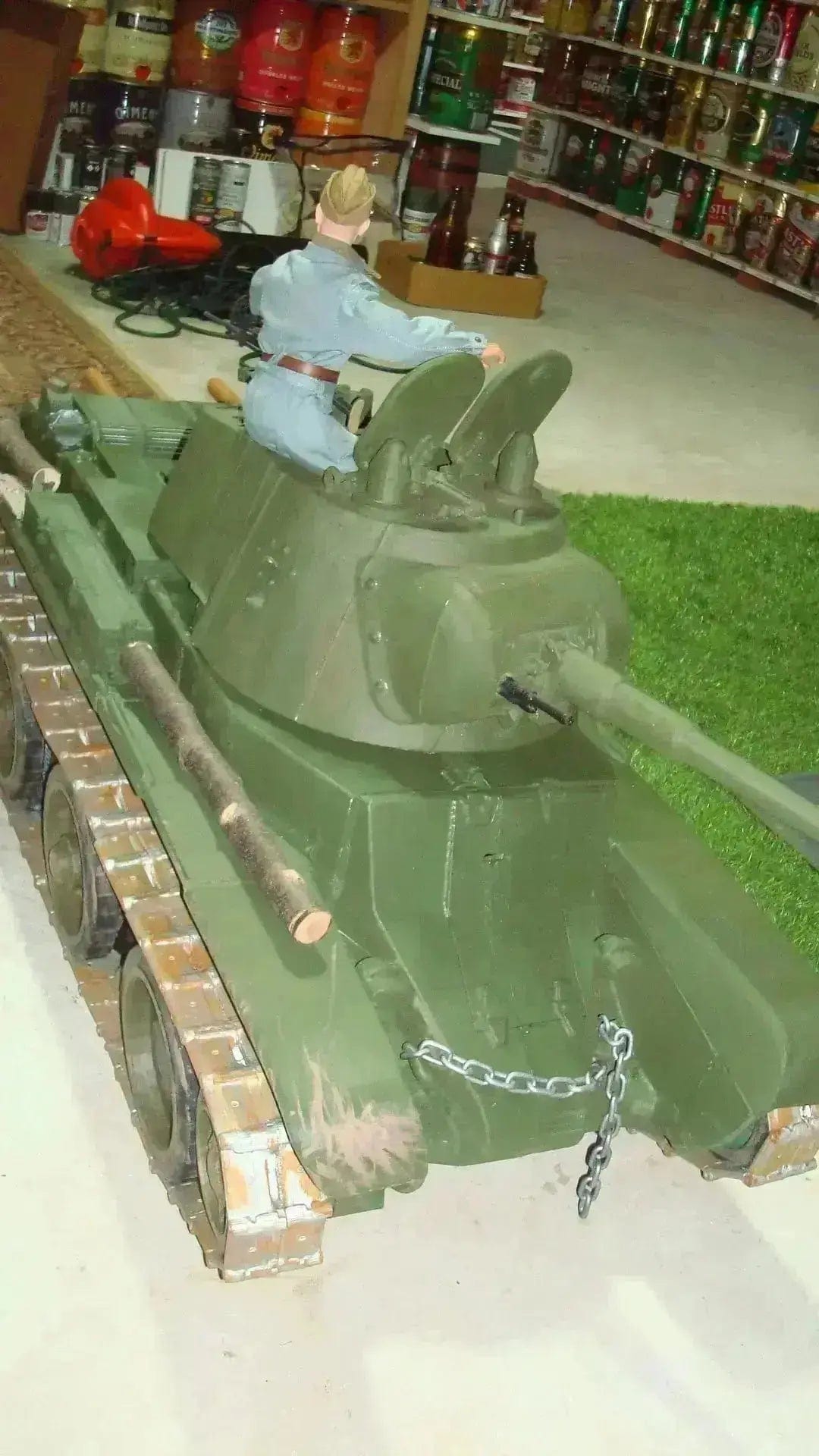 Arm Your BT-7A: Superbly Detailed 1/6 Soviet BT-7A - Turret Guns Set (Unpainted)