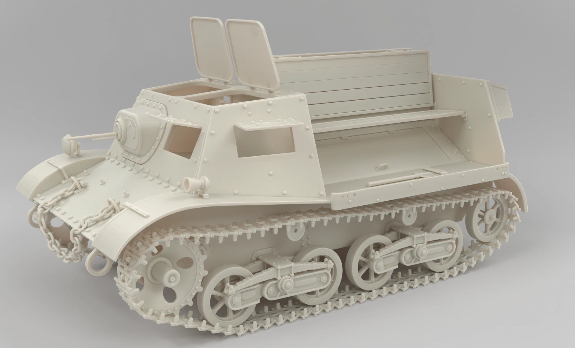 1/6 Soviet T-20 Kosmomolets Set 3dspro