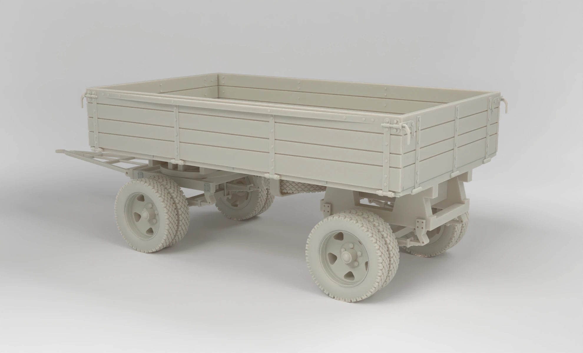 1/6 Soviet WWII 2-AP-2 Trailer Set 3dspro