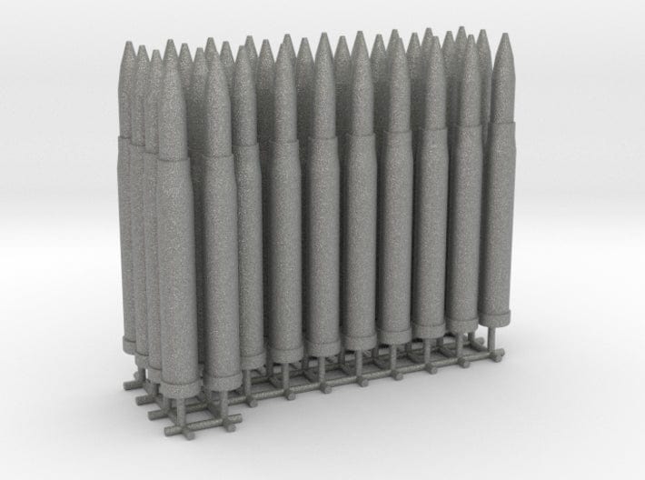 1/6 Swedish Bofors 20 mm M-40 Ammo Set 3d printed