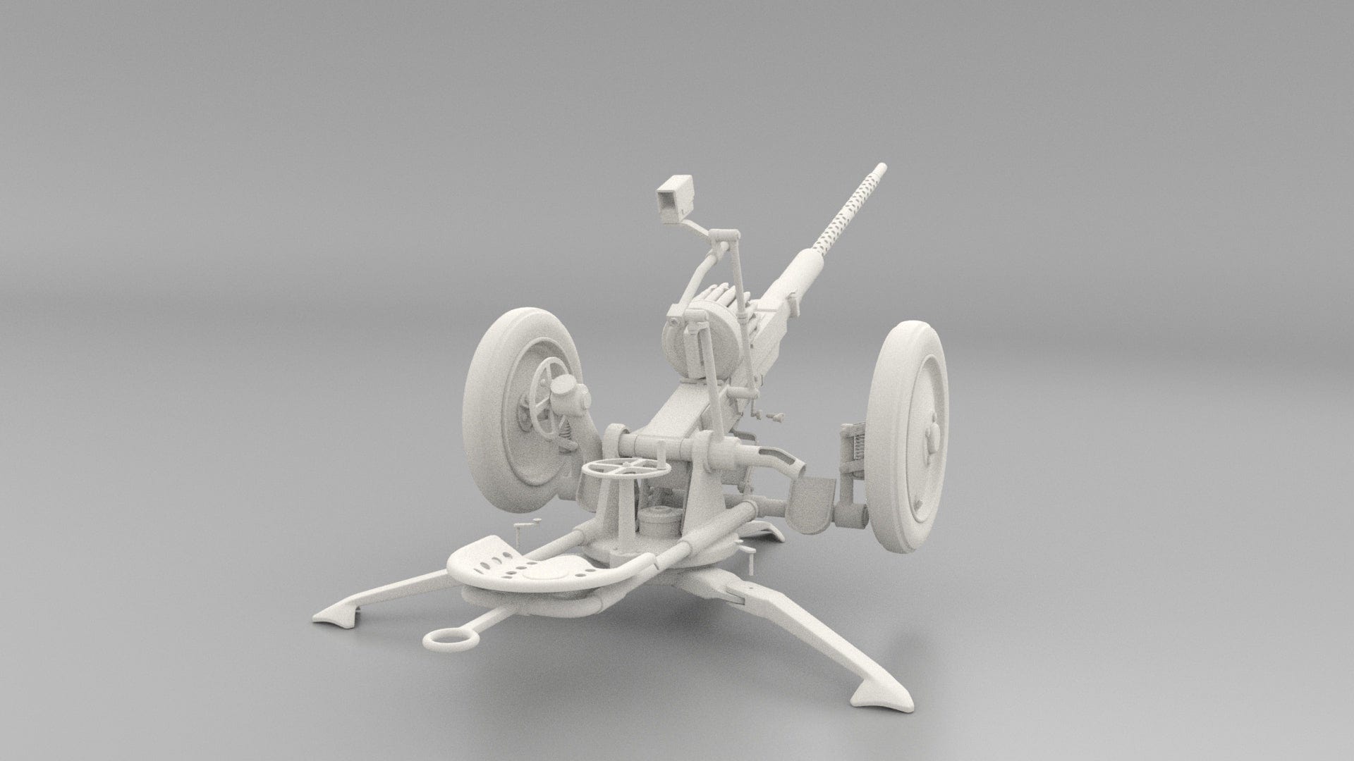 Crew Comfort for Your M-40: 1/6 Swedish Bofors 20 mm M-40 - Seat (Distefan 3D Print)