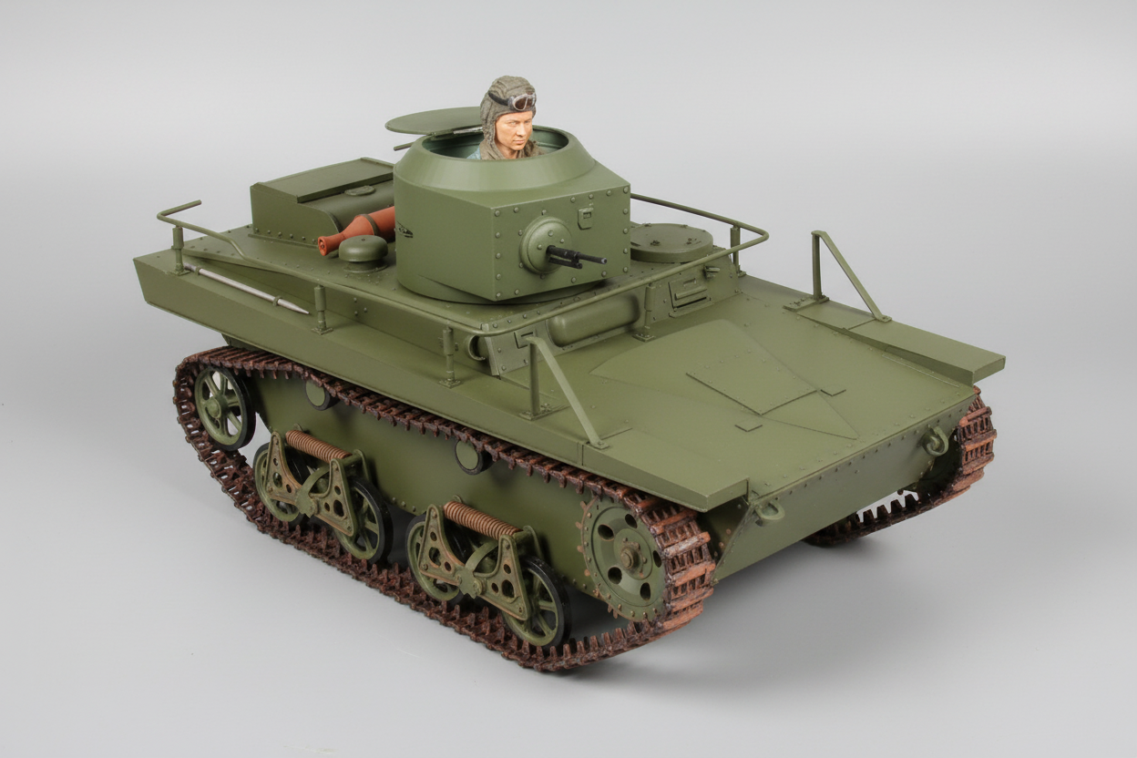 1/6 T-37 Soviet Amphibious Tank Kit