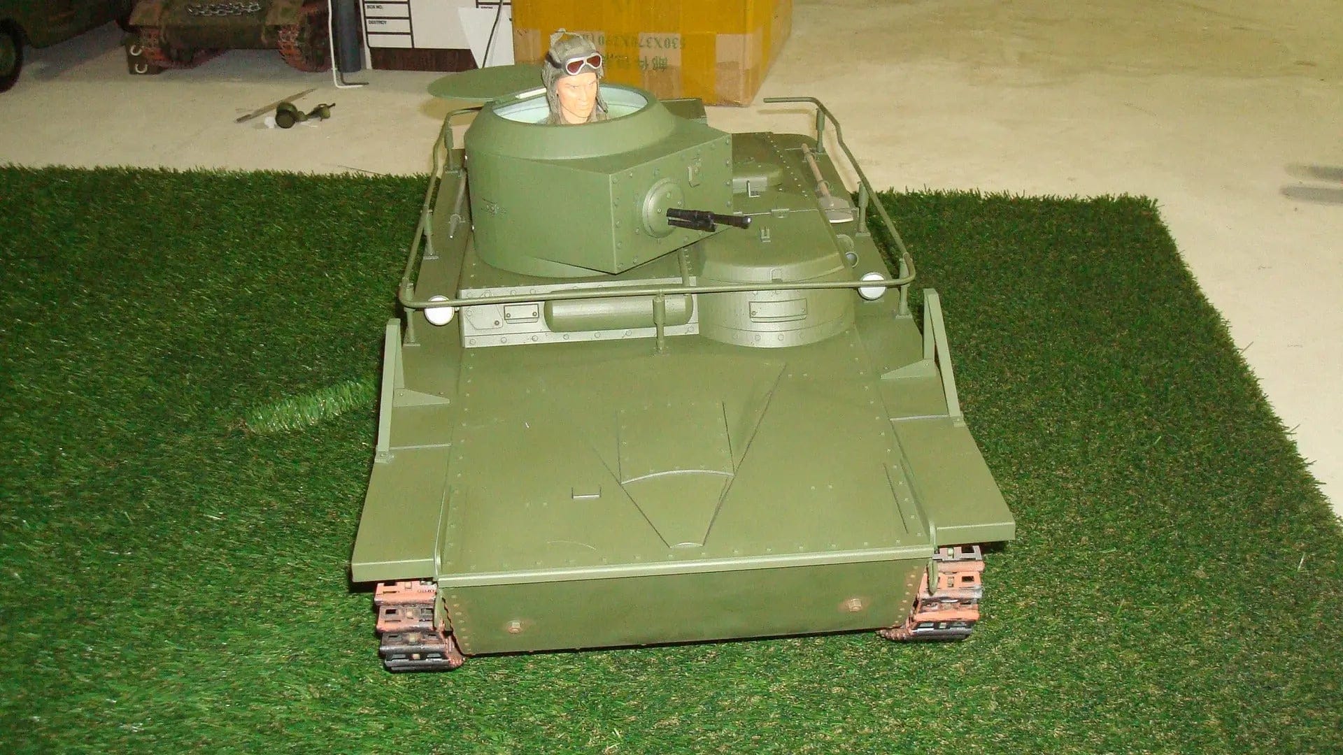 1/6 T-37 Soviet Amphibious Tank Kit - distefan 3d print