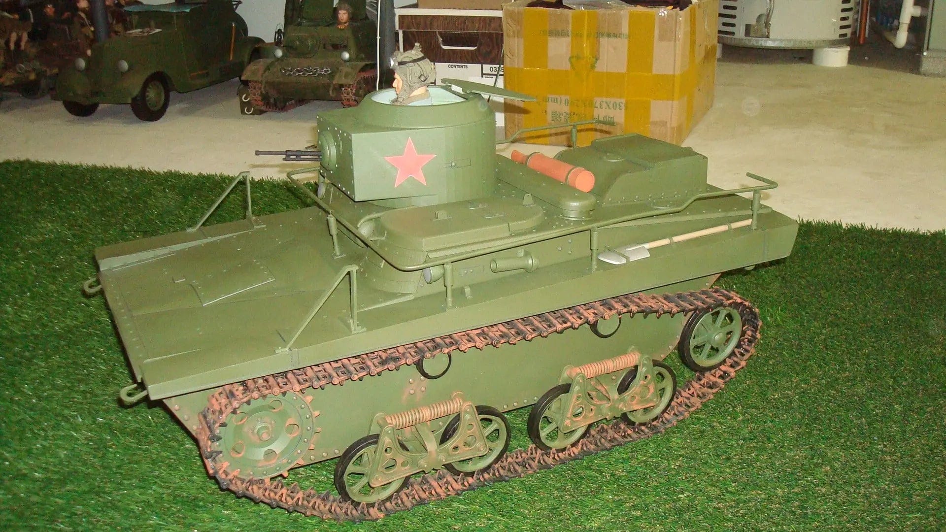 1/6 T-37 Soviet Amphibious Tank Kit - distefan 3d print