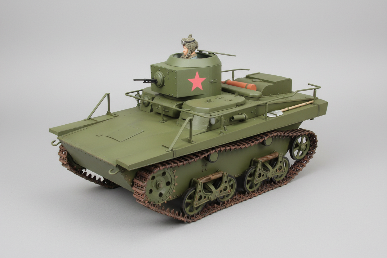 1/6 T-37 Soviet Amphibious Tank Kit