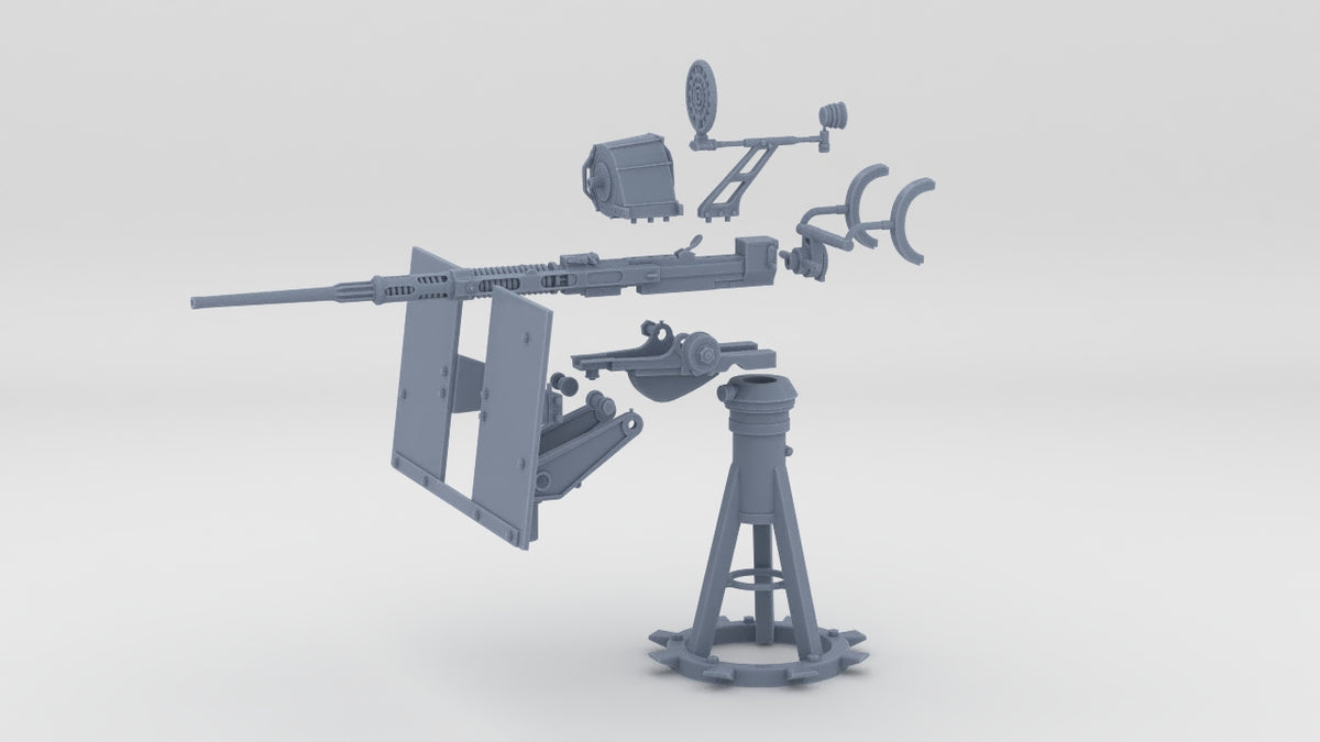 1/6 USN 20mm Single Oerlikon Mk10 w/ Shield Kit - distefan 3d print