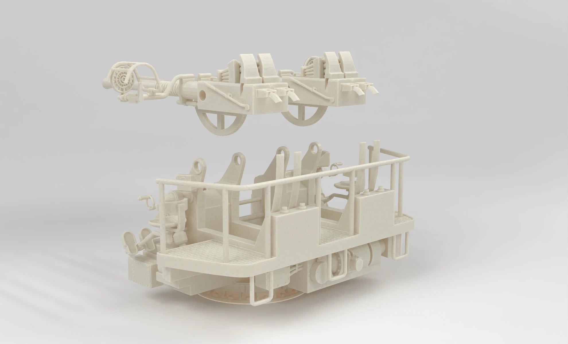 1/6 USN 40mm Quad Bofors Mount Set 3dspro – alternate view