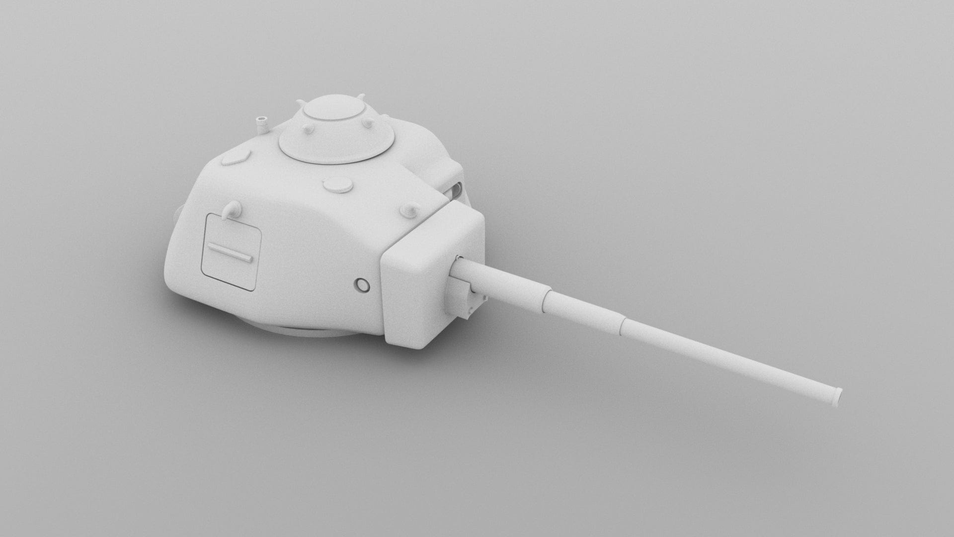 1/6 Vanatorul de Care Turret (SLS or Resin) - Distefan 3D Print | Rare Romanian Armor