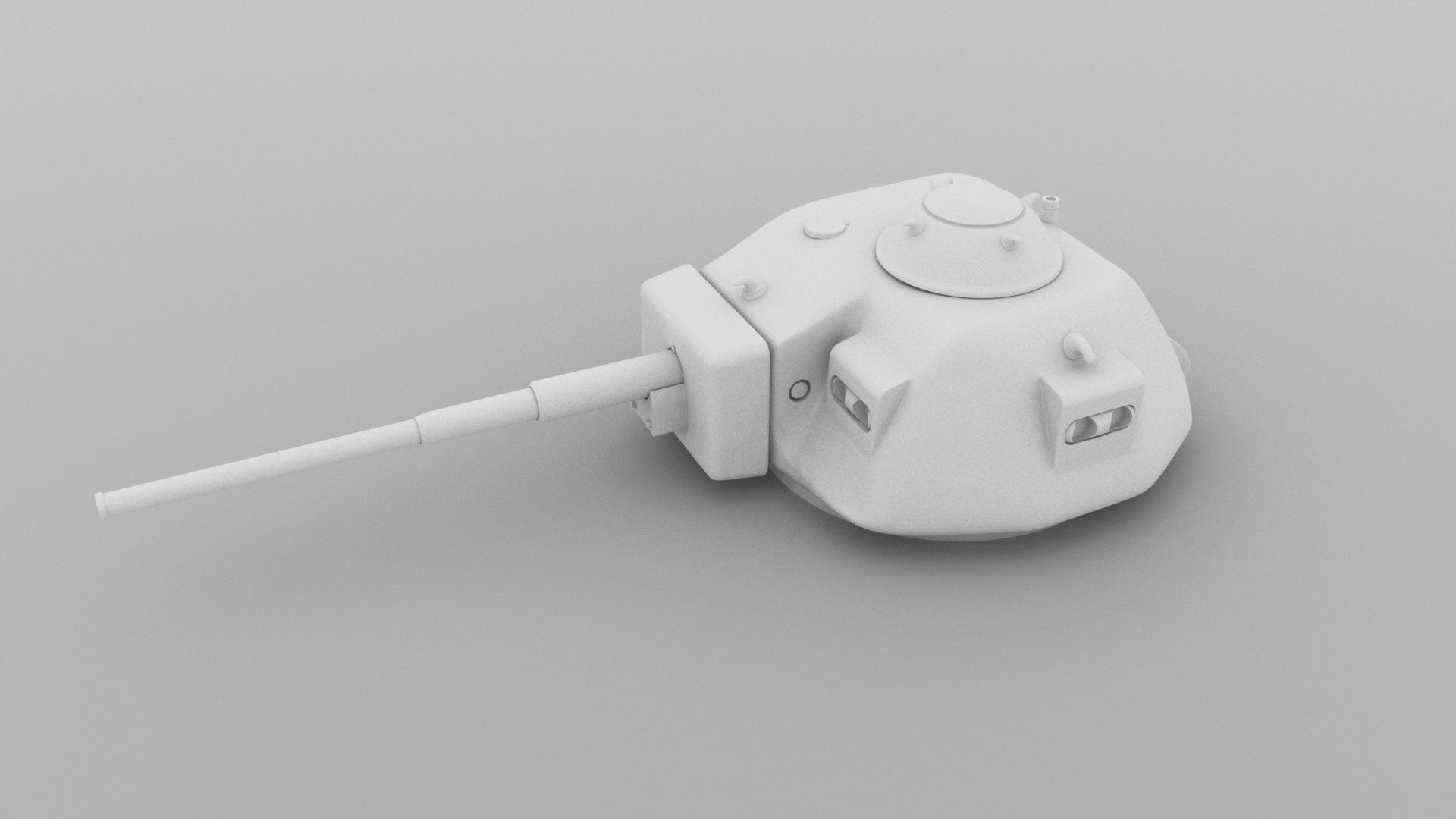 1/6 Vanatorul de Care Turret (SLS or Resin) - Distefan 3D Print | Rare Romanian Armor