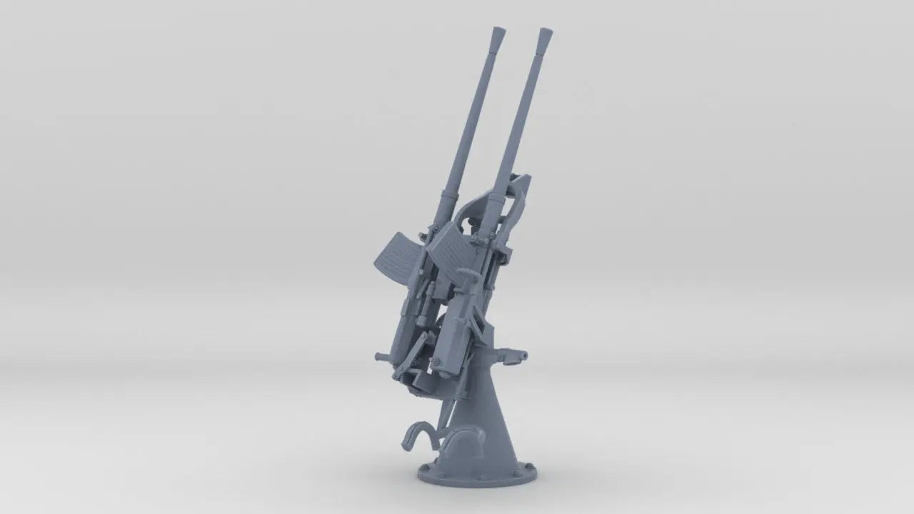 1/60 DKM Double 20mm C/30 Flak Elevated Resin3Dinteractive