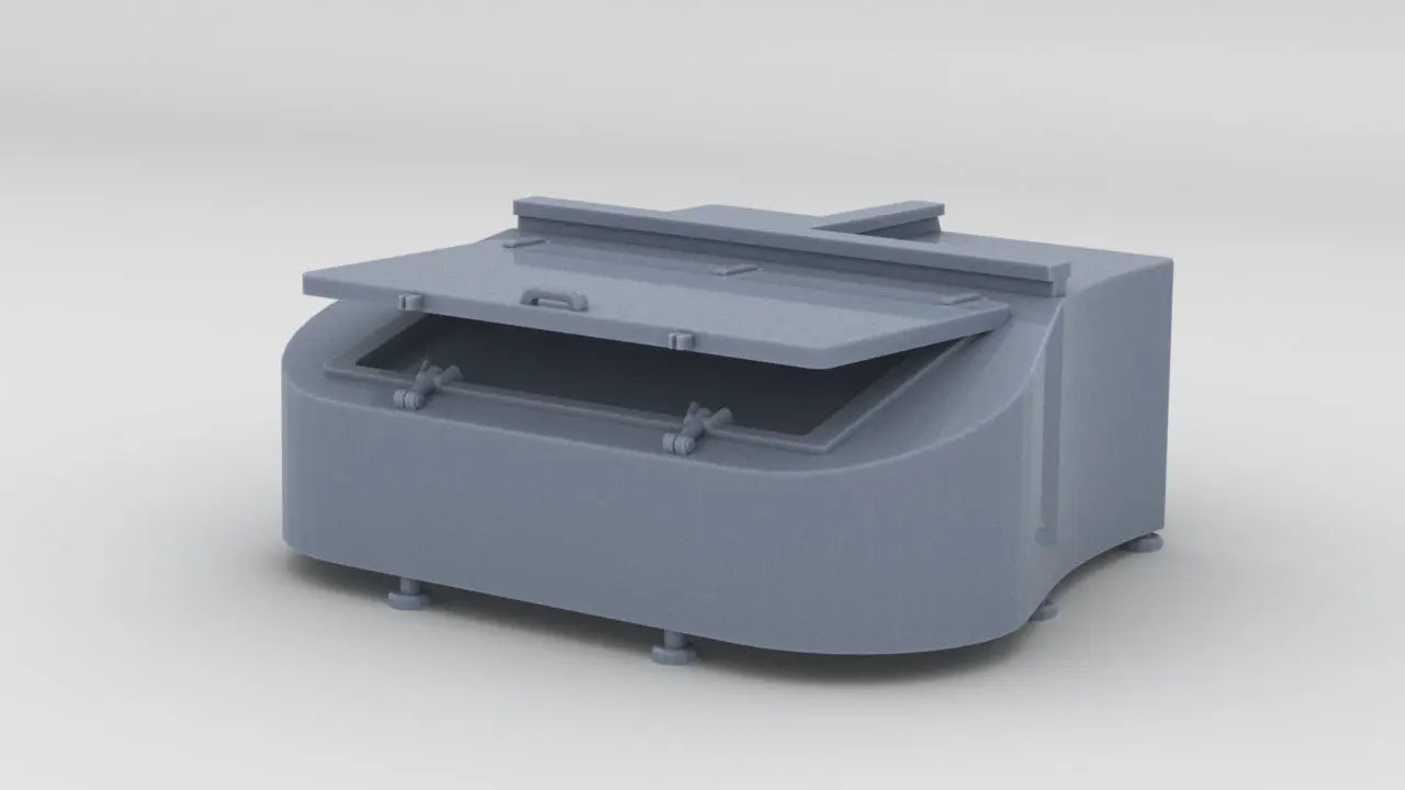 1/60 DKM Stern Deck Hatch v8 Resin3Dinteractive