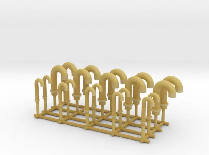 1/72 DKM Vent Tubes Set 20pcs 3d printed