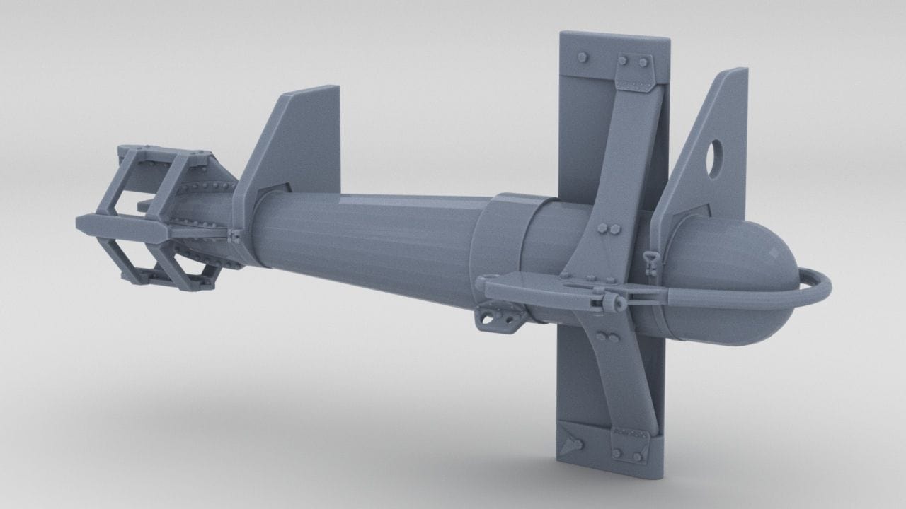 1/60 DKM Paravane Port - distefan 3d print