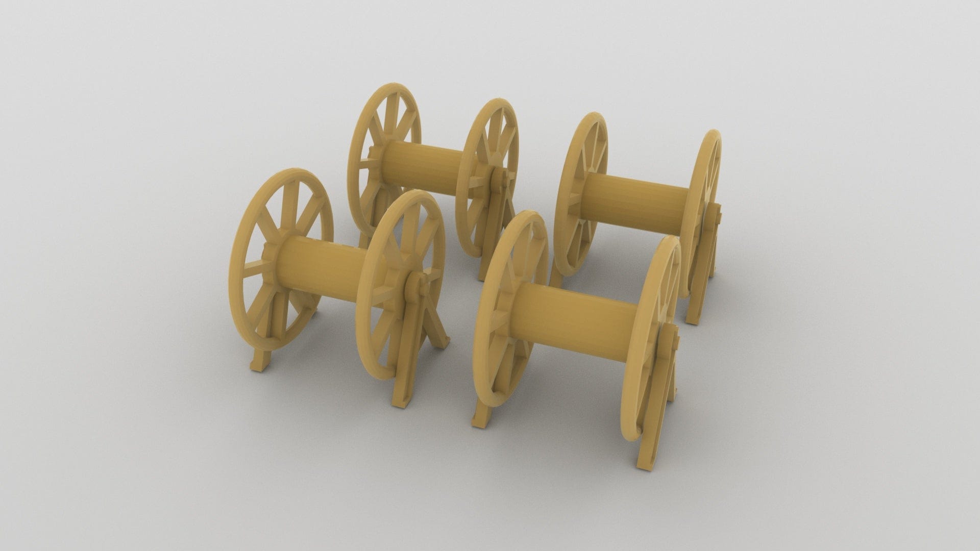 1/60 DKM Rope Barrels (Resin, Clear, Tan) - Distefan 3D Print | Enhance Your Ship Model