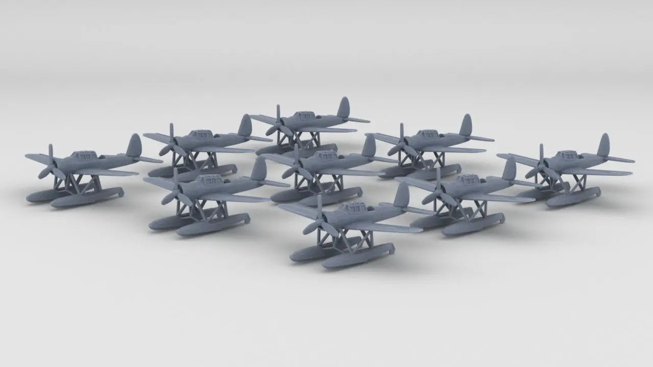 1/600 DKM Arado AR196 Set (9pcs) Resin3Dinteractive