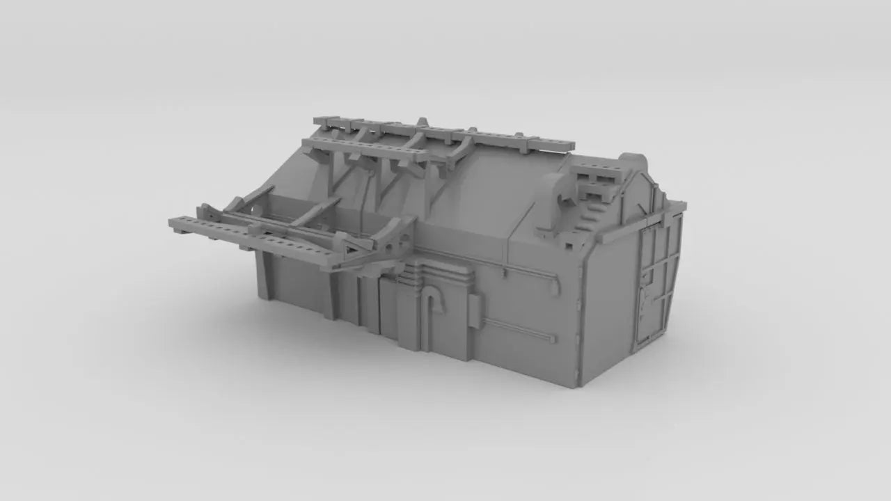 1/600 DKM Bismarck Hangar Port Resin3Dinteractive