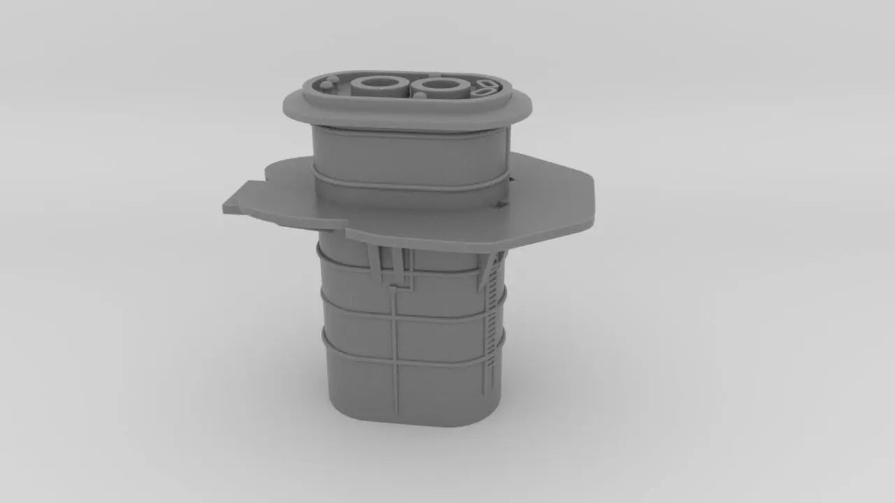 1/600 DKM Graf Spee Funnel Resin3Dinteractive