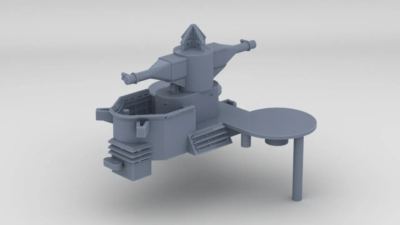 1/600 DKM Lutzow Aft Superstructure - distefan 3d print