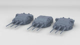 1/600 DKM Scharnhorst 28cm SK C/34 Turret Set (3pcs)