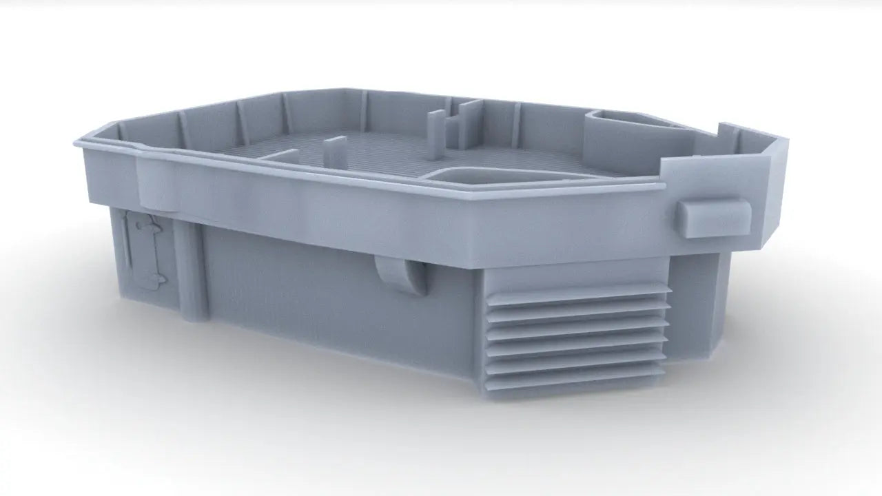1/600 DKM Scharnhorst Aft Deck 2 Resin3Dinteractive